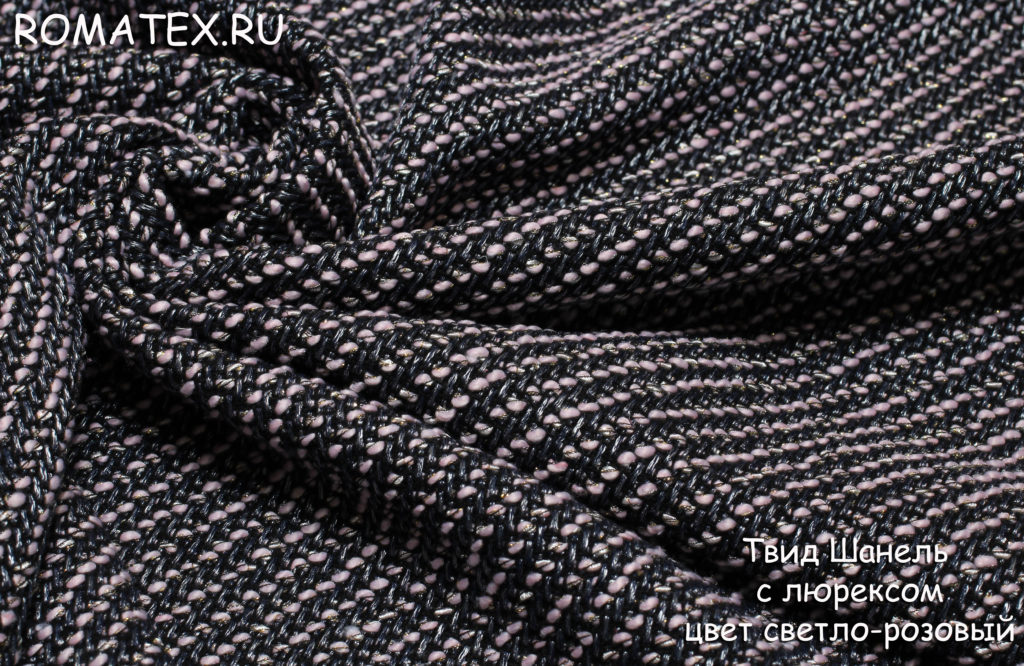твид шанель с люрексом цвет светло-розовый твид шанель с люрексом цвет светло-розовый